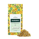 Herbaria Kamillenblüten Tee bio 50g – 100% Bio-Kräutertee lose – Bio-Kamillentee lose - natürlicher wohltuender Teegenuss - klimaneutral