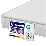 Träumegut24 - ergonomische 7-Zonen Matratze 120x200 cm | Größe + Höhe wählbar | Härtegrad H2&H3 | Kaltschaummatratze | Hautfreundlicher Bezug | Oeko-TEX® | (120 x 200 cm, 17 cm)