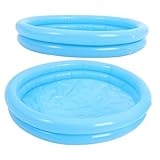 FRCOLOR 2 Stück Teiliges Aufblasbares Sandkasten Tragbarer Plastik Sandspielplatz Leichtes Kompaktes Sandspielzeug für Einfach zu Transportieren für Drinnen und Draußen