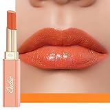 Oulac 2 in1 Lippenstift und Lip Balm, Saftiger und Glänzender lippenpflege Lippenstift,Geschmeidige und Hydratisierte Lippen, Glänzendes Finish für trockene, rissige und spröde Lippen, Vegan (08)