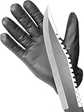 normani Echtleder Quarzsand Security Handschuhe mit schnitthemmenden Kevlar Lederhandschuhe SEC Einsatzhandschuhe mit Quarzsandfüllung Sicherheitshandschuhe Police Diensthandschuhe Größe XL