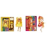 Rainbow High Fantastic Fashion Puppe - Sunny Madison & Junior High Special Edition - Laurel DE-VIOUS - 23 cm große Rote und orangefarbene Modepuppe