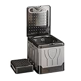 Jingmiger Tragbare Camping Toilette | Faltbarer Großer Eimer mit Deckel - Klappbare Camping Und Reise Toilette - Für Outdoor Reisen Angeln Straßenreise Auto Boot Rucksacktourismus Zuhause