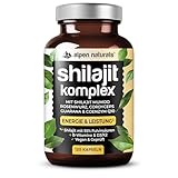 Shilajit Komplex – 120 Kapseln mit Shilajit, Rosenwurz, Cordyceps, B-Vitaminen – Hochdosiert, vegan & laborgeprüft – Made in Germany