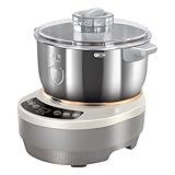 Edelstahl Mixer mit Fermentfunktion, 5L/7L Teigbereiter - Antihaft Knetmaschine für Zuhause Backen mit Timing Panel & Proofer