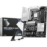 MSI PRO Z890-P WiFi Mainboard, ATX - Unterstützt Intel Core Ultra Prozessoren (Series 2), LGA 1851-55A DrMOS, DDR5 Memory Boost (9200+ MT/s OC), PCIe 5.0 x16 & 4.0 x16, M.2 Gen5, Wi-Fi 7, 5G LAN