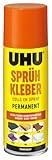 Uhu 46740 - Sprühkleber Permanent + Transparent 200 ml
