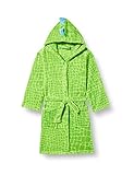 Playshoes Unisex Kinder Fleece-Bademantel Morgenmantel, Dino, 134/140