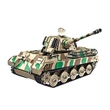 Aimmob WW2 King Tiger Heavy Panzer Building Set mit Militär Figuren,Klemmbausteine Technik Tank Waffen Modell, Sammlung Spielzeug Geschenk für Erwachsene Männer (1974 Teile)