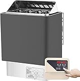 Heimsauna, Elektroofen für Sauna, 6 kW, Saunaofen mit externem Treiber, ohne Stecker (9 kW)