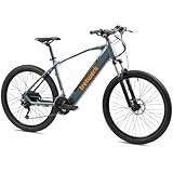 TRETWERK - 27,5 Zoll E-Bike Mountainbike - Bolt 7 grün - Pedelec Mountainbike mit 27 Gang Shimano Kettenschaltung - Elektrofahrrad MTB Hardtail mit Hecknabenmotor 250W, 36V