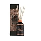 Tesori d'Oriente Hammam Raumdiffusor, 200 ml, Aromatische Raumdüfte mit Rattanstäbchen
