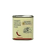 Italienisches Natives Olivenöl extra mit Chiligeschmack – Gourmet - Authentischer italienischer Geschmack – Vielseitig für verschiedene Rezepte – Made Italy - Delizie Vaticane di Tropea 175ml