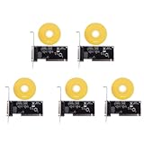 Eioeeklop 5X PCI Erweiterungs Karten Adapter 25Pin Parallel PCI zu Parallel DB25 Drucker Anschluss Controller Karte
