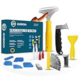 EMSNOVA® Silikonentferner Werkzeug-Set – 24-teiliges 3-in-1 Profi-Set mit Fugenschaber, Fugenmesser & Fugenglätter – inkl. Ersatzklingen – Ideal für Bad, Küche & Fensterdichtungen