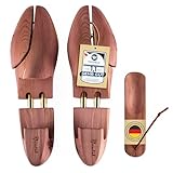 Blumtal TESTSIEGER Premium Schuhspanner Zedernholz - Schuhspanner Herren und Damen inkl. Schuhlöffel - Schuhdehner ergonomisch - Schuhweiter - Shoe Stretcher pflegend und geruchsbindend - Größen 38-47