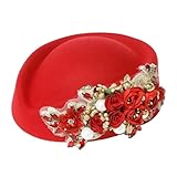 Retros Styles Baskenmütze, britisches Mädchen, süßer Stil, lässig, Sport, einzigartig für Freizeitkleidung, Pariser, rot, Einheitsgröße