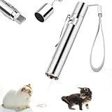 tekenewbse Laser für Katzen, Laser Katze Katzenspielzeug Laserpointer, LED Pointer für Katzen, 5 in 1 Muster USB Wiederaufladbar Interaktives Spielzeug, Multimode für Haustiere Trainingsgerät