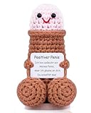 Aruigu Pocket Hug Penispuppe Glücksbringer Geschenke, Glück Penis Positive Geschenke, Positive Kartoffel Deutsch Ersatz, Lustige Geschenke für Männer, kleines Geschenk für Männer und Frauen