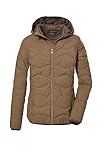 G.I.G.A. DX Damen Steppjacke mit Kapuze/Funktionsjacke ist wasserabweisend GW 21 WMN QLTD JCKT, camel, 42, 39845-000