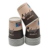 1000 stück Kaffeebecher Coffee to go Pappbecher 200 ml beschichtet , Becher für Kaffee/Tee, pappbecher – Kaffee-Hartpapier Einweg Papp becher Coffeebecher 0,2l, Coffee to go – Paper-Cups