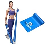 Fitnessbänder, UOROMI 2.0M/6.5ft Resistance Band für Training zu Hause,1x Fitnessband,Gymnastikband für Training zu Hause, Pilates, Yoga, Physiotherapie