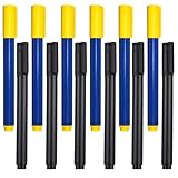 Geldscheinprüfer Stift, 12 Stück, Geldprüfstift Für Scheine Euro, Falschgeld Prüfer Stift, Prüfstift Für Geldscheine, Geld Stift Prüfer Euro