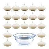 Schwimmkerzen - 20 Stück - Cream/Hochwertige Qualität | pajoma