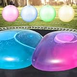 4er-Pack Wasserblasenball Wasserball transparenter Hüpfballon, aufblasbarer Wasserball Magischer Blasenball hüpfende Luftballons Aufblasbarer Wasserball Beach Garden Ball Party im Freien, 4 Farben