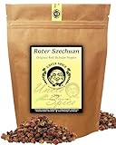 UNCLE SPICE® Roter SZECHUAN Pfeffer, 50g echter Szechuanpfeffer rotbraun - Premiumqualität - aus der Provinz SICHUAN, ganze Pfefferbeeren, echte Wildsammlung, fruchtig-zitronig