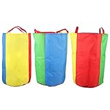 BESPORTBLE Hüpfsäcke Bunte Sackhüpfen Outdoor Spielset für Partys Sportfeste Kindergarten Strand Garten Spiele 3 Stück