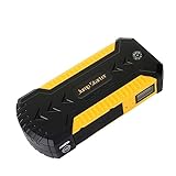 Gatuida Auto Notstarter Tragbare Autobatterie Auto Jumper Auto Starthilfe Externes Auto Ladegerät Auto Ersatzbatterie Schwarz