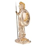 EPIGEIST Griechische Göttin Athena Statue 12Cm Kunstharz Skulptur Weisheit Figur Für Wohnkultur Büro Sammler Klassisches Desktop Ornament