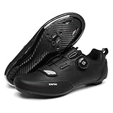 Treer Fahrradschuhe Herren Damen Mountain Bikes Schuhe, Leichte Rennradschuhe mit Cleats SPD Schuhe Rennrad Schuh Kompatibel Outdoor Radschuhe Fahrrad Indoor Spin 36EU-47EU