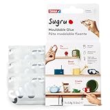 Sugru by tesa - Formbarer Allzweckkleber, 3er-Pack, 3 x 3,5 g, Weiß - vielseitige Klebeknete - zum Dekorieren, Kleben, Reparieren und für kreative DIY-Anwendungen