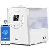 LEVOIT Luftbefeuchter, Smart 6L Top-Fill Warmer/Kalter Nebel mit Alexa/APP Steuerung, Schlafmodus, Timer 1-12Std. , Humidifier mit Aromatherapie für Schlafzimmer, Kinderzimmer, Pflanzen bis 40–70 m²