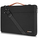 NIDOO 13-14 Zoll Laptoptasche Tasche Schultertaschen Umhängetasche für 13,5' Surface Book 2 3 / Surface Laptop 2 3 4/14,4' Surface Laptop Studio / 14' Chromebook Spin 514/14' Yoga 9i Gen 7,Schwarz