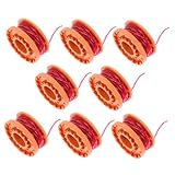 LOORGVEL 8 Stück Teiliges Trimmerschnur Ersatzfaden für Rasentrimmer Spule Langlebige Mähschnur Kompatibel mit Elektrischen Trimmern für Effiziente Gartenpflege