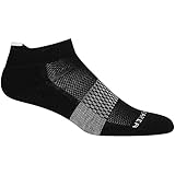 Icebreaker Merino Damen Herren Multisport Light Cushion Micro Socken, Schwarz/Snow/Metro Heather, Large