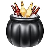 Aufblasbarer Halloween- Getränkekühler – 55,9 x 45,7 cm, schwarzer, Getränkehalter, großer Halloween-Süßigkeiten-Behälter, dekorativer Getränkekühler für Vorspeisen, Lebensmittel, Snacks