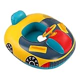 Baby Schwimmring, Kleinkinder Schwimmsitz, Automobil Schwimmring, Baby Schwimmhilfe mit Lenkrad-Griff, Kinder Schwimmreifen, Baby Schwimmn Schwimmtrainer, Kinderboot für Kinder von 1-5 Jahre alt