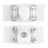 für Schuhe | rutschfeste 5 Klauen-Nieten , 2 x tragbare Walk-Traktionsklammer, Schuhspikes zum Gehen, Angeln, Klettern, Wandern