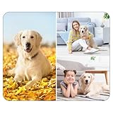 Mauspad Personalisiertes, Mauspad Selbst Gestalten, Custom Mousepad Klein mit Foto/Text, Mouse Mat mit Gelkissen für Laptop, PC