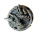 SELVFZ Tragbarer Messing Dragon Anhänger Praktischer Brass Dragon Anhänger Für Outdoors Abenteuer Und Bastelprojekte Kupferschmuckzubehör