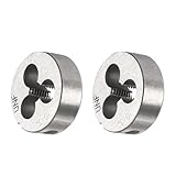 Edinstry Gewindeschneider aus legiertem Werkzeugstahl, rund, für Rechtshänder, Industriequalität, 2 Stück, 10–32 UNF