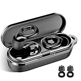 Ohrstöpsel zum Schlafen, wiederverwendbar Silikon-Ohrenstöpsel mit Einzel/Doppelkappen 35 dB Geräuschreduzierung Ohrstöpsel, 7 Paar Ohrkappen in XS/S/M/L für Schlaf, Fokus, Konzerte, Reisen(Schwarz)