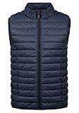 BLEND BHNille Herren Weste Steppweste Outdoor Weste mit Stehkragen Reißverschlusstaschen Regular fit, Größe:M, Farbe:Navy (70230)