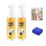 100 ml 1/2/3 Stück Auto Innenraum Leder Clean Multifunktionaler Schaumreiniger Auto Innenreinigung Deckensitz Starke Dekontamination