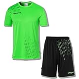 uhlsport Score 26 Fußball Trikot-Set Trikotsatz - Komplettes Fußball-Trikot-Set bestehend aus Trainings-T-Shirt und Kurze Trainings-Hose - 10 Varianten verfügbar für Erwachsene und Kinder