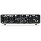 Behringer UMC204HD Audiophiles 2x4, 24-Bit/192 kHz USB-Audio/MIDI-Interface mit Midas-Mikrofonvorverstärkern